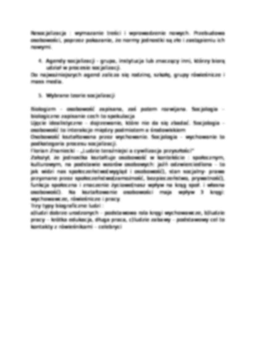 Socjalizacja - pojęcie socjalizacji - strona 2