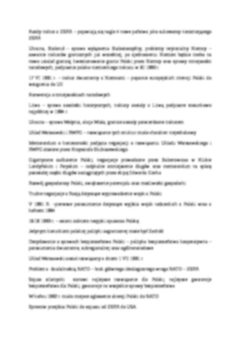 Polska polityka zagraniczna od 1989 roku - strona 2