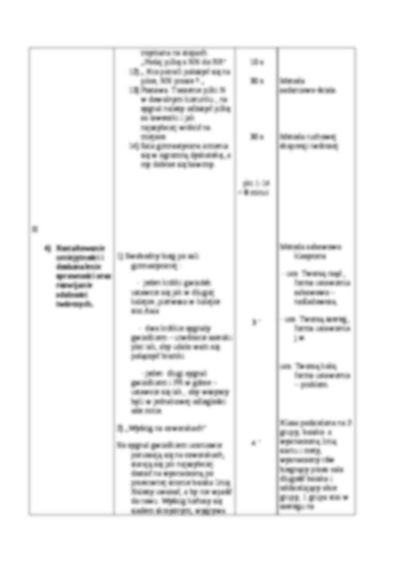 Gry i zabawy ruchowe - konspekt - strona 3