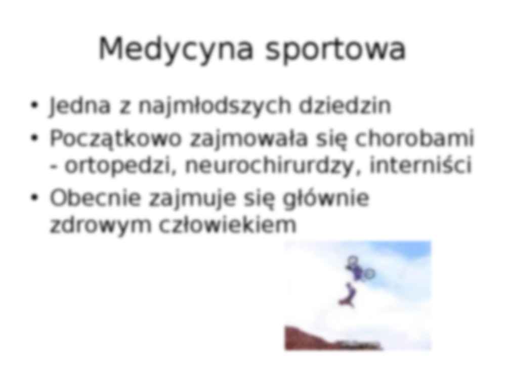 Medycyna sportowa - prezentacja - strona 2