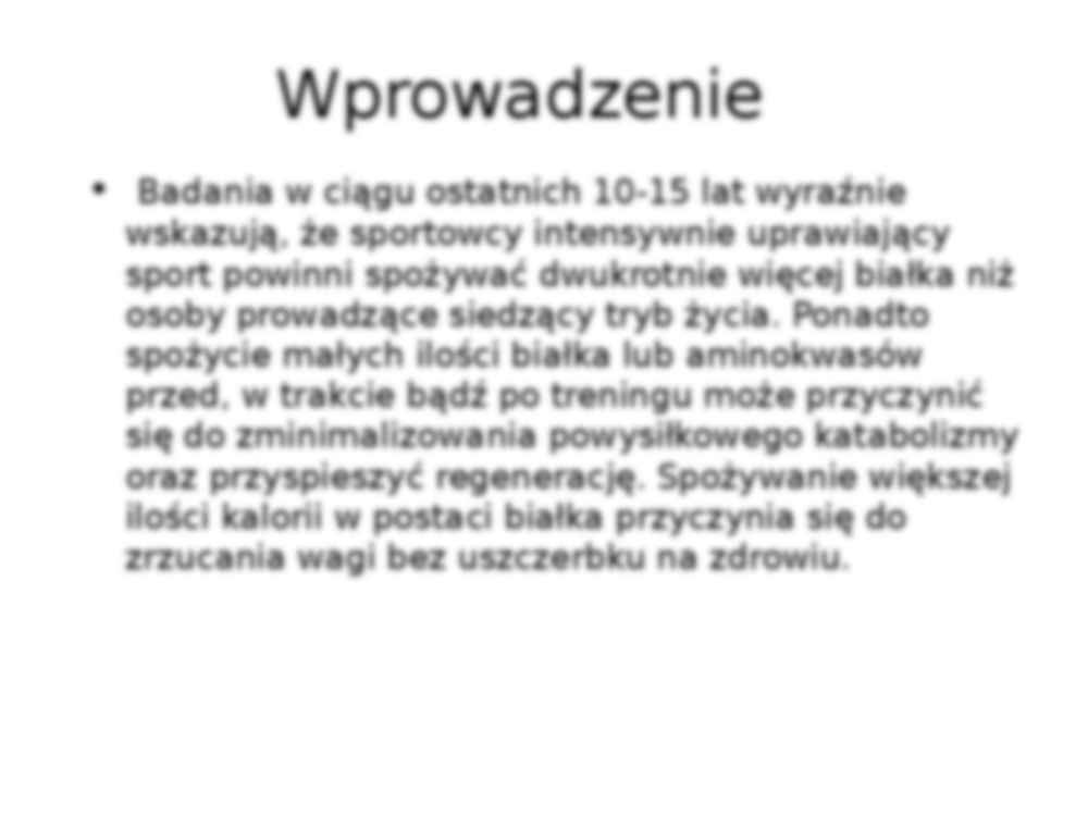 Białka dla wysiłku i regeneracji - strona 2