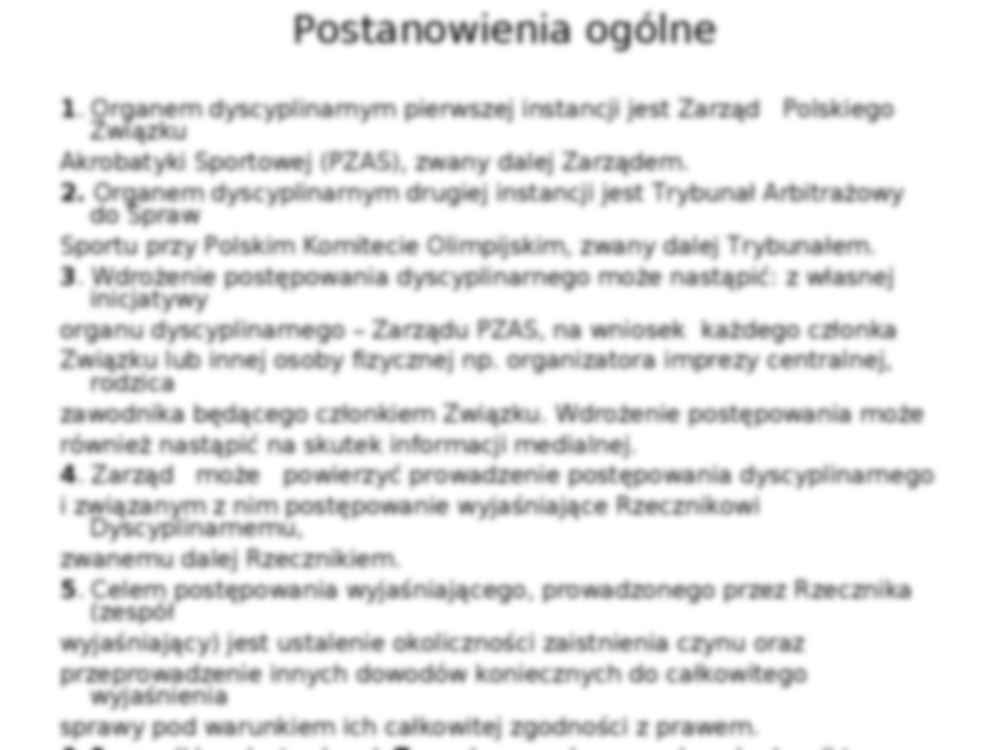 Regulamin postępowania dyscyplinarnego - strona 3
