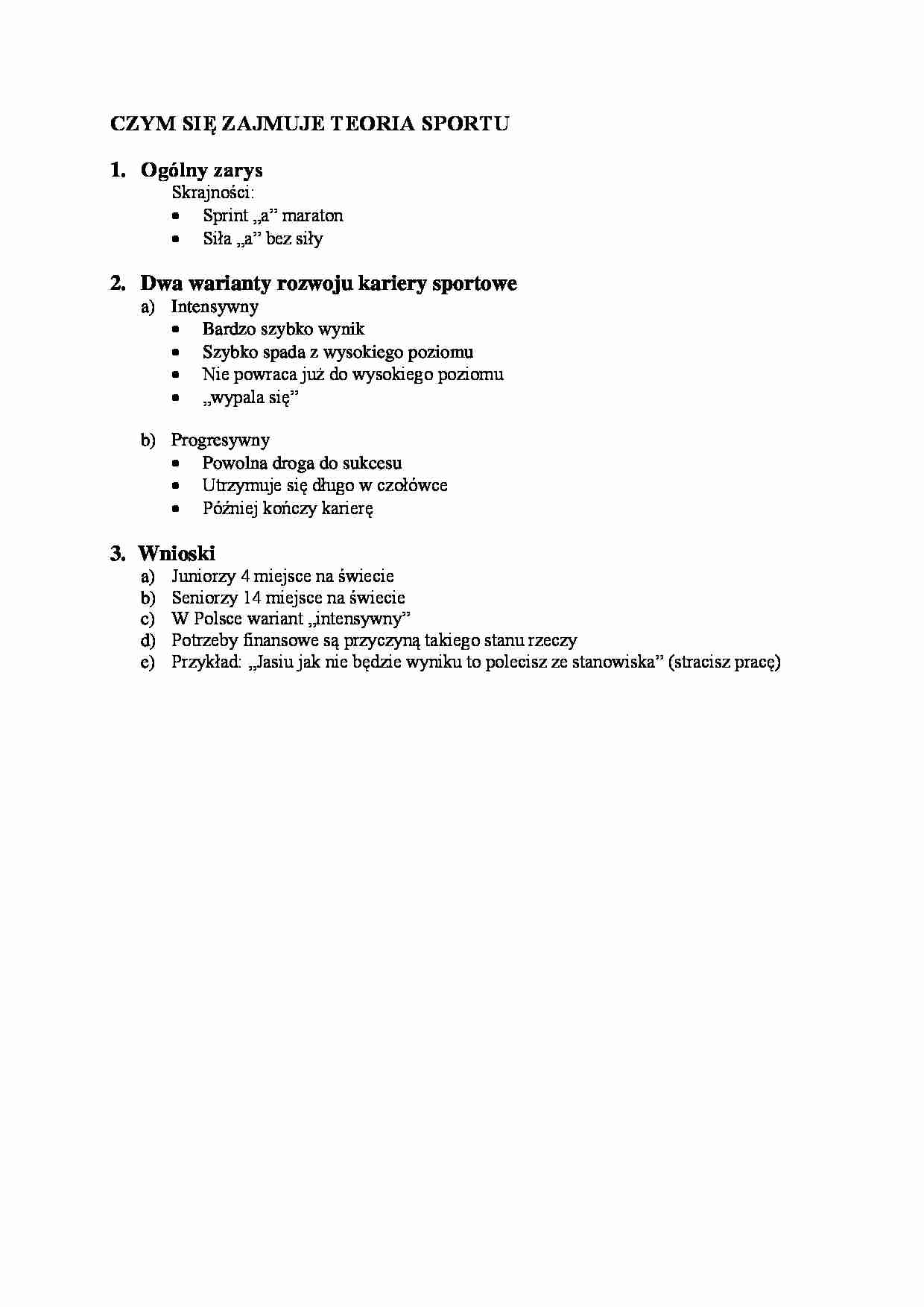 PRzedmiot teorii sportu - strona 1