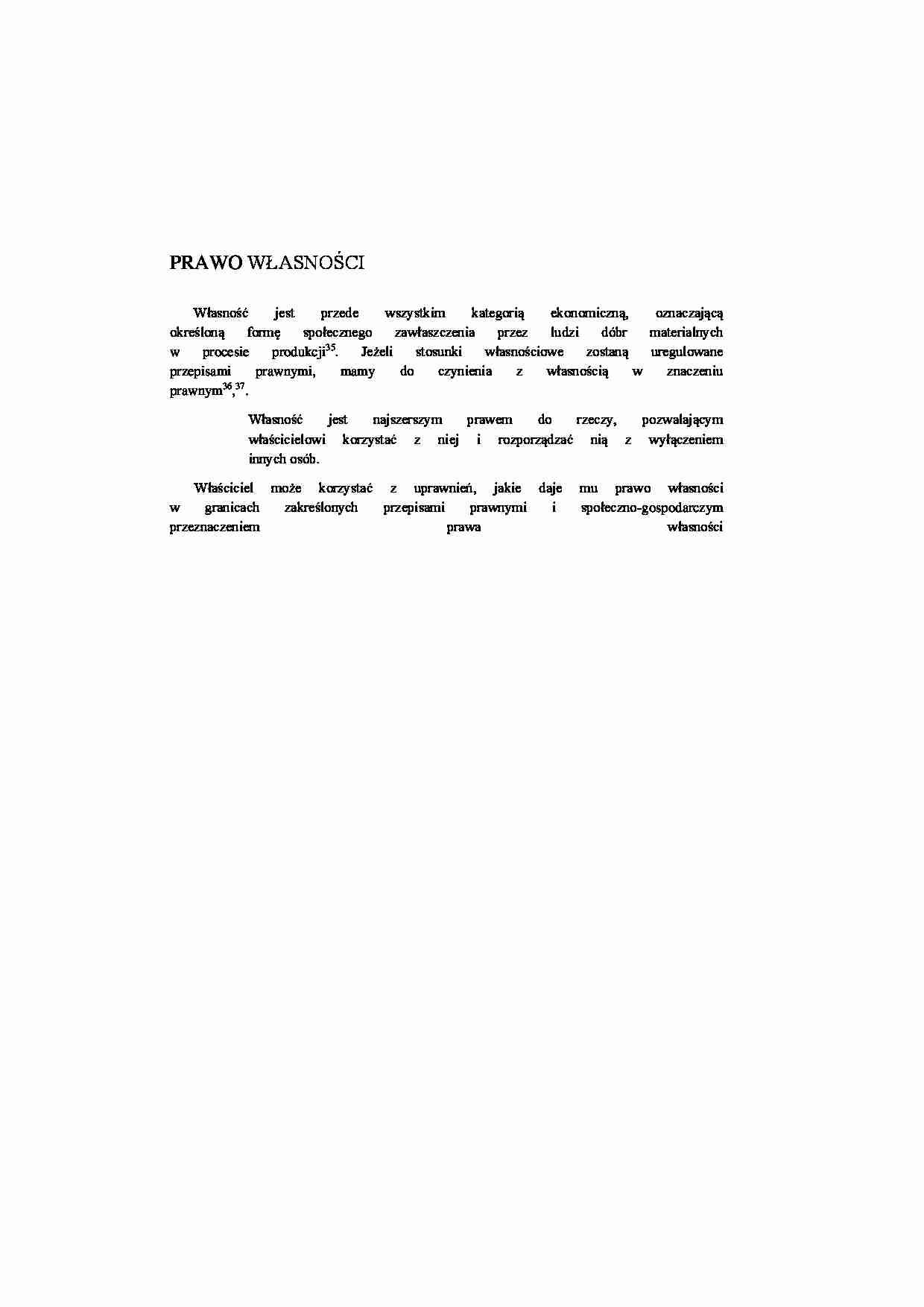 Prawo własności - definicja - strona 1