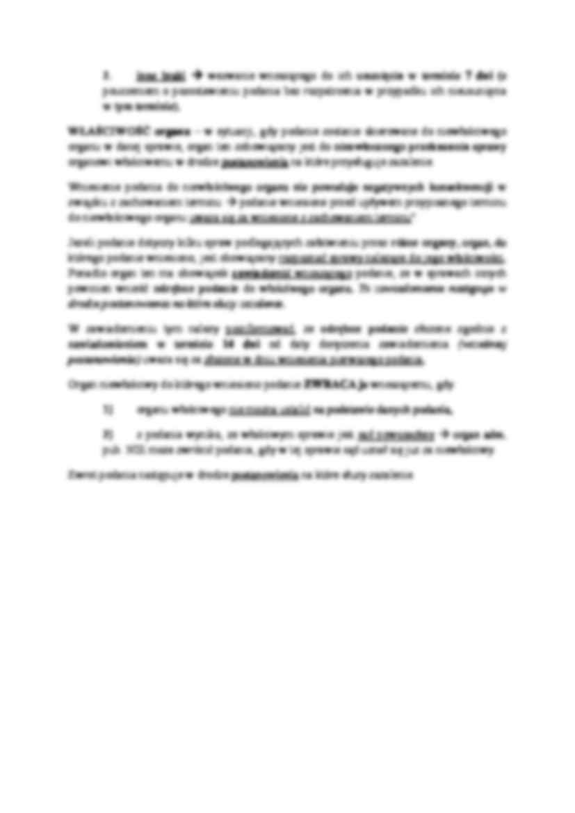 Podania w postępowaniu administracyjnym - strona 2