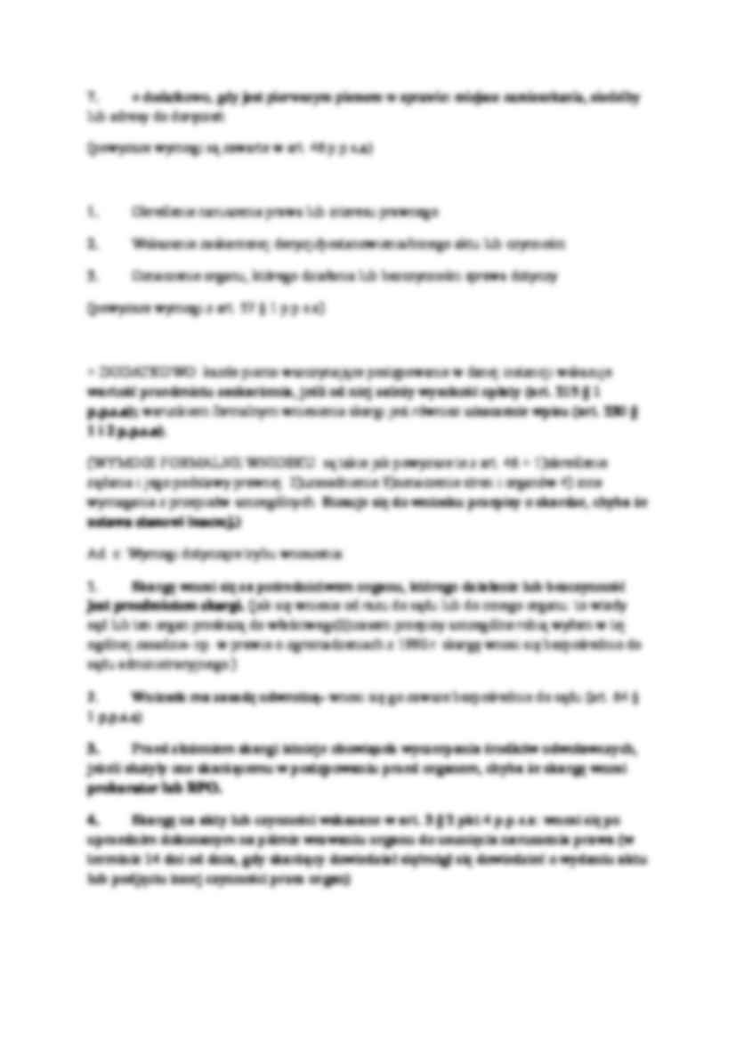 Przesłanki dopuszczalności postępowania sądowo administracyjnego - strona 3