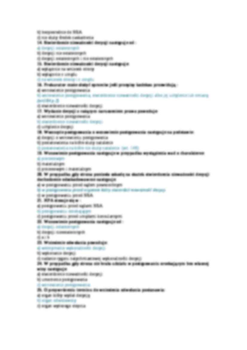 Postępowanie administracyjne - test 3 - strona 2