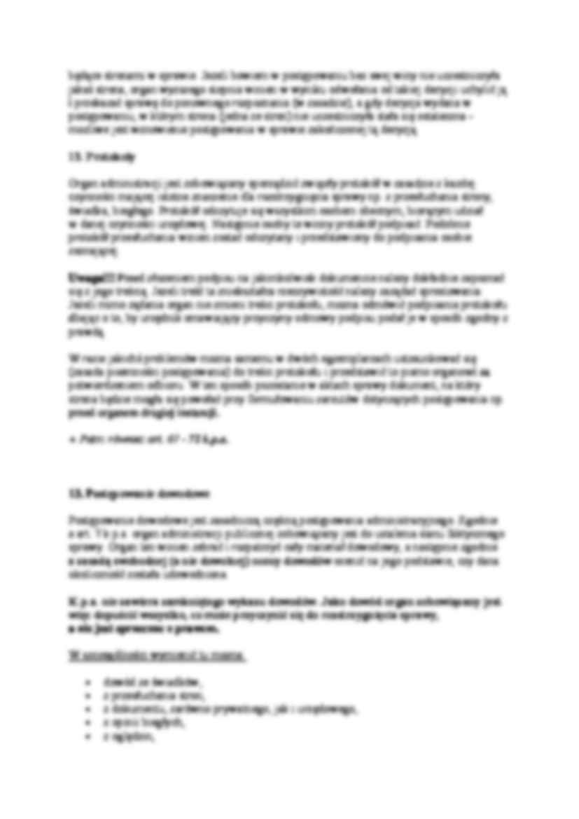 Postępowanie administracyjne - wykład 6 - strona 3
