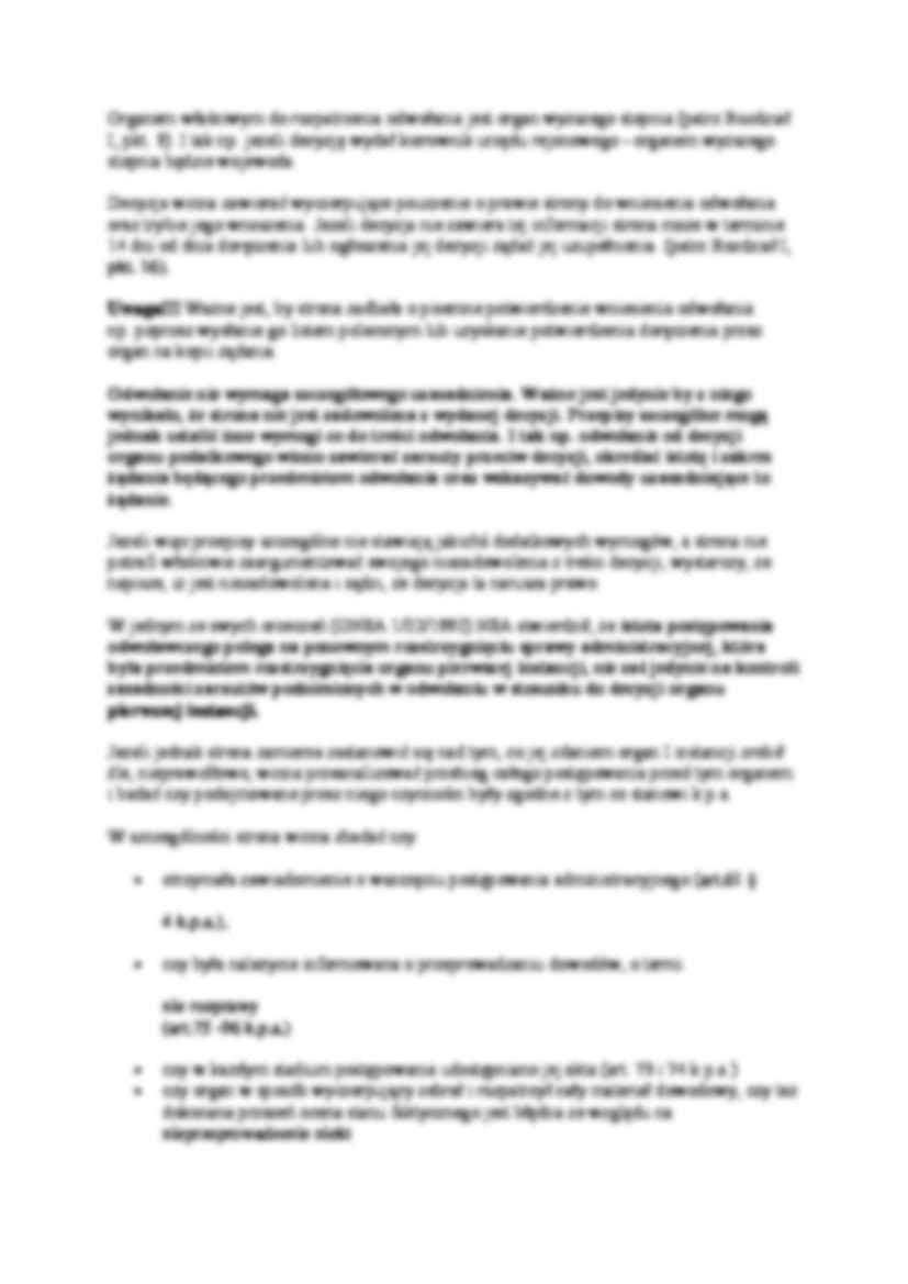 Postępowanie administracyjne - wykład 8 - strona 3