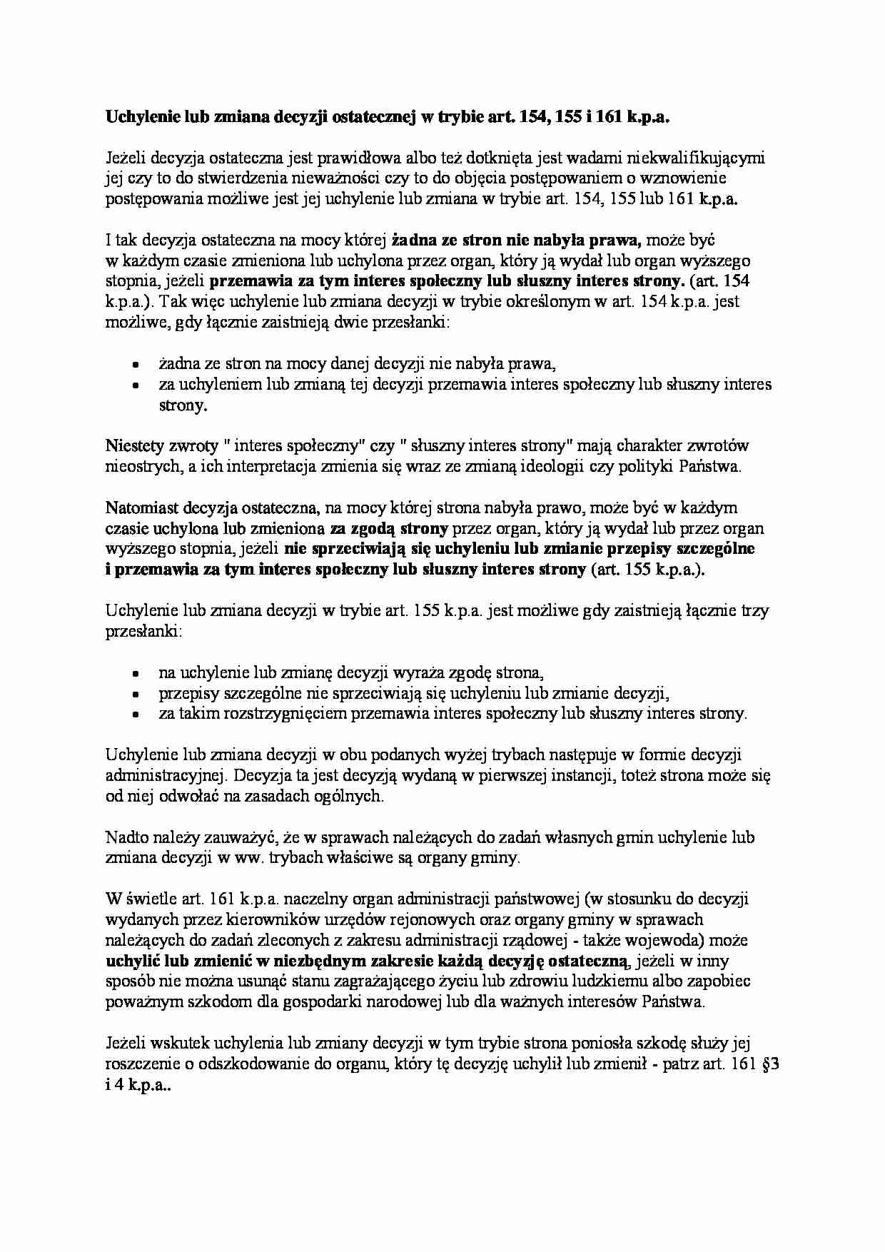 Postępowanie administracyjne - wykład 10 - strona 1