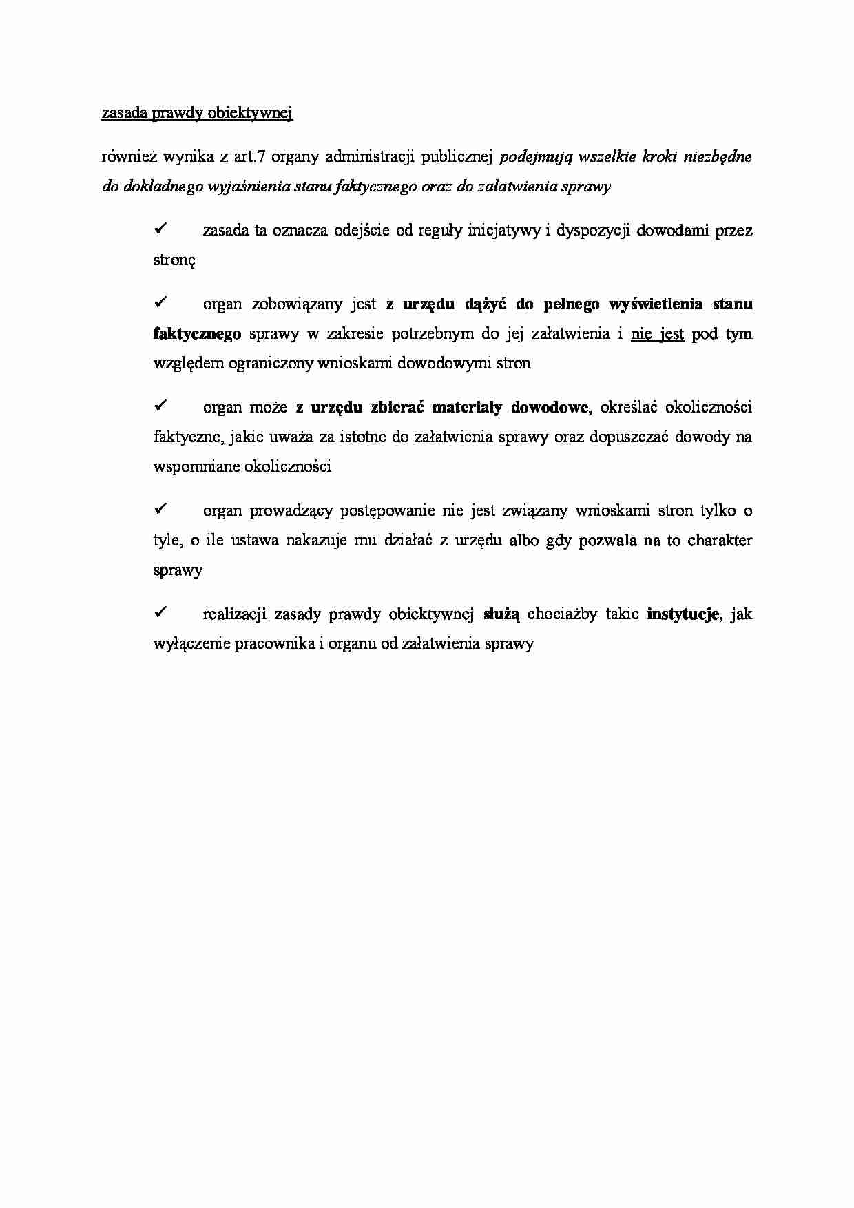 Zasada prawdy obiektywnej - strona 1