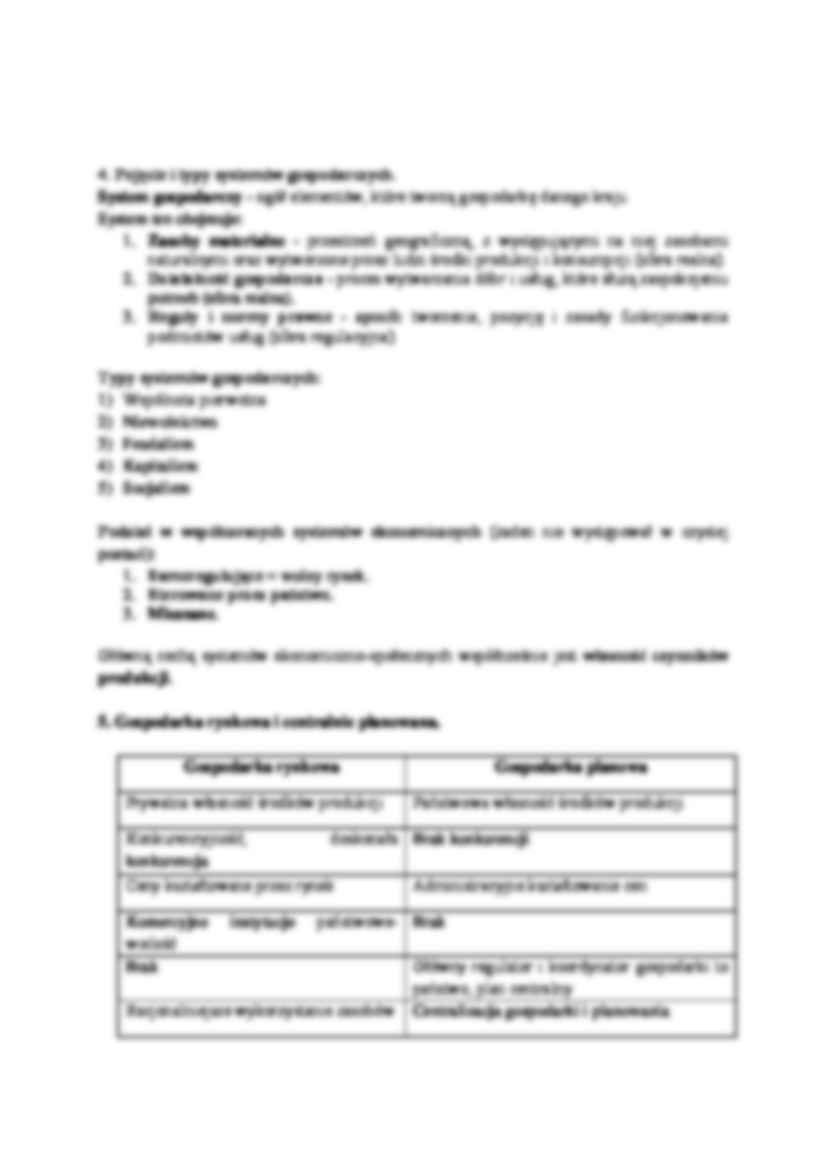 Rynek i jego elementy -  Zasoby ekonomii - strona 2