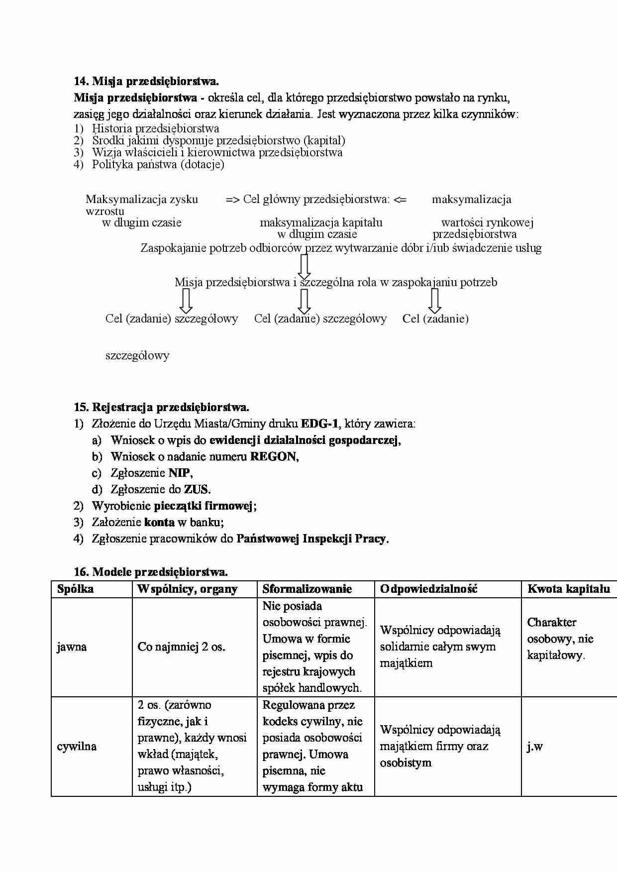 Misja przedsiębiorstwa 4 - strona 1