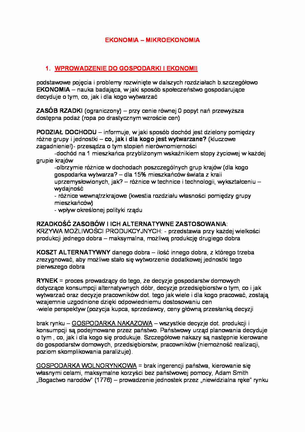 Wprowadzenie do ekonomii - strona 1