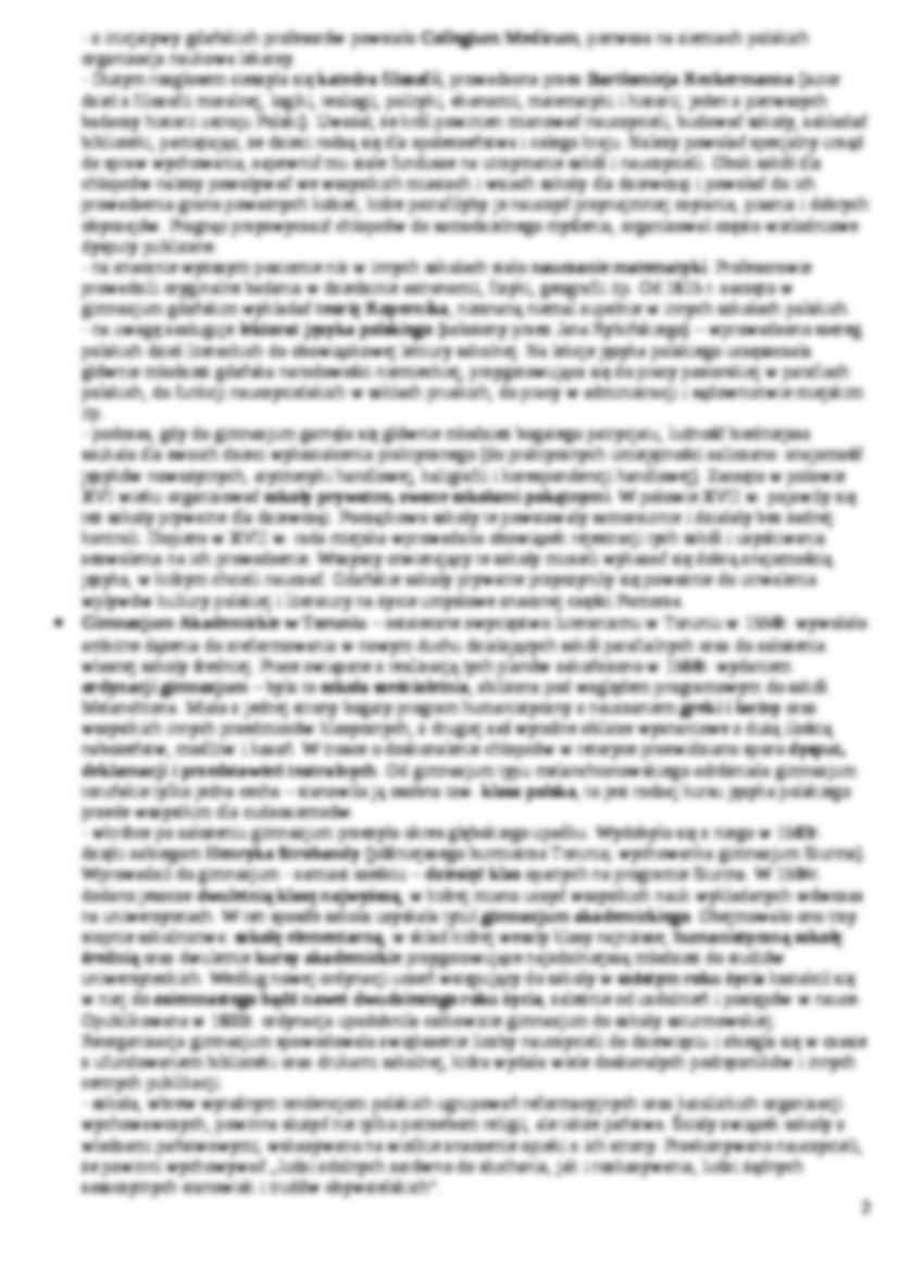 Reformacja i kontrreformacja w Polsce - strona 2