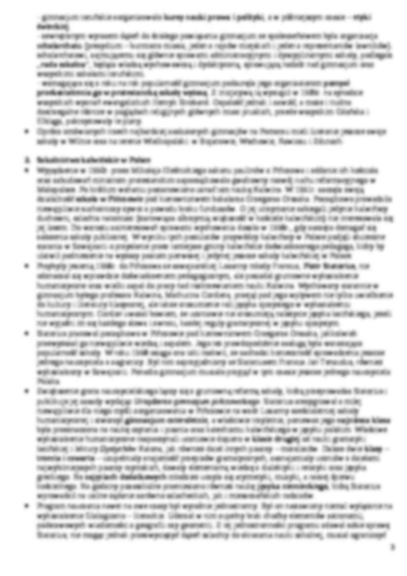 Reformacja i kontrreformacja w Polsce - strona 3