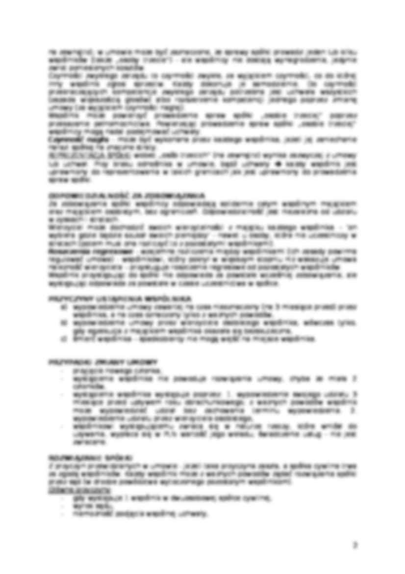 Spółka cywilna-opracowanie - strona 2