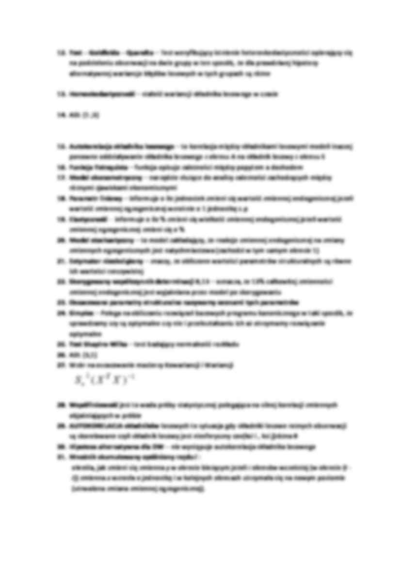 Ekonometria-pojęcia - strona 2