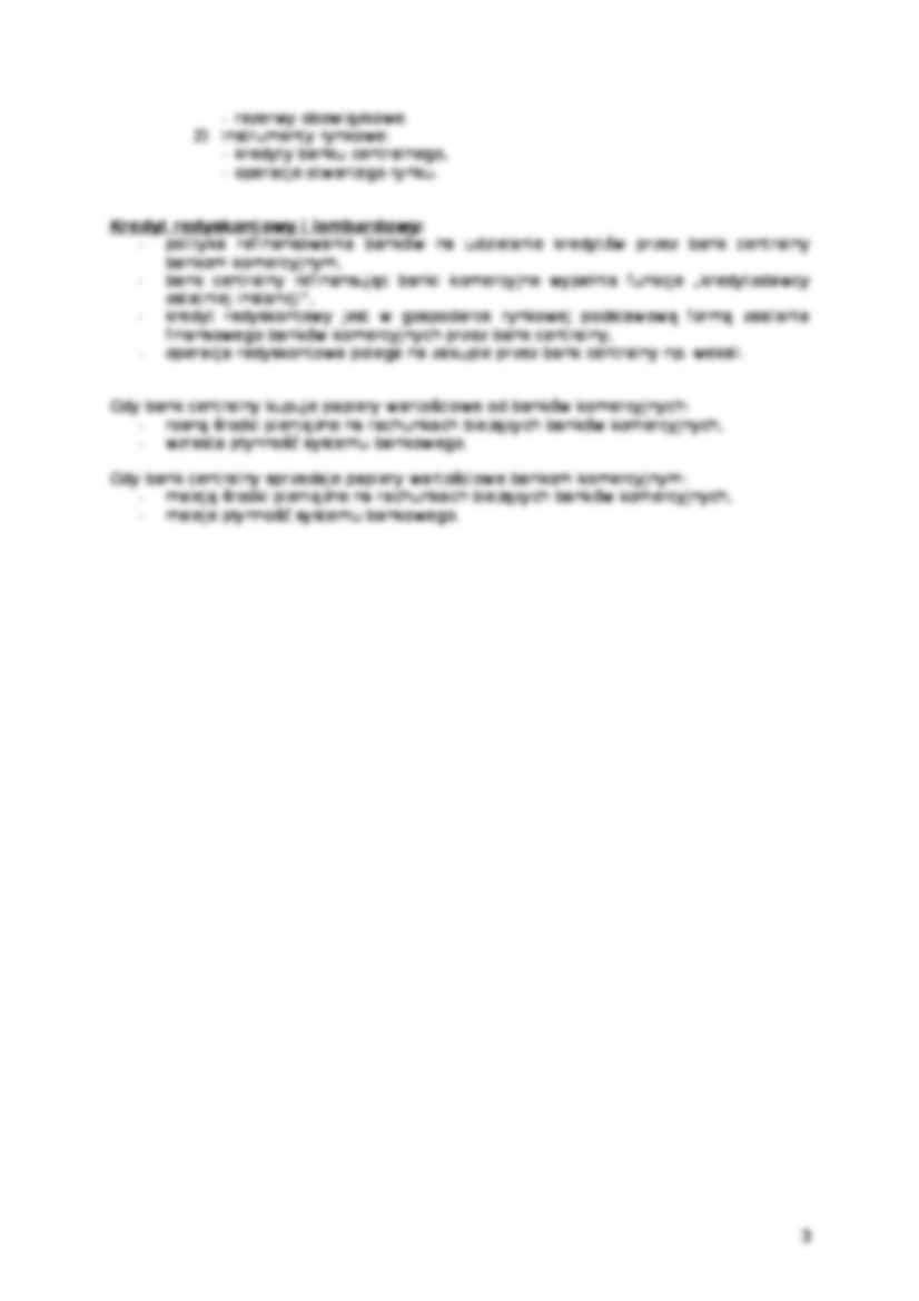 Konsolidacja banków w Polsce - Istota kreacji pieniądza - strona 3