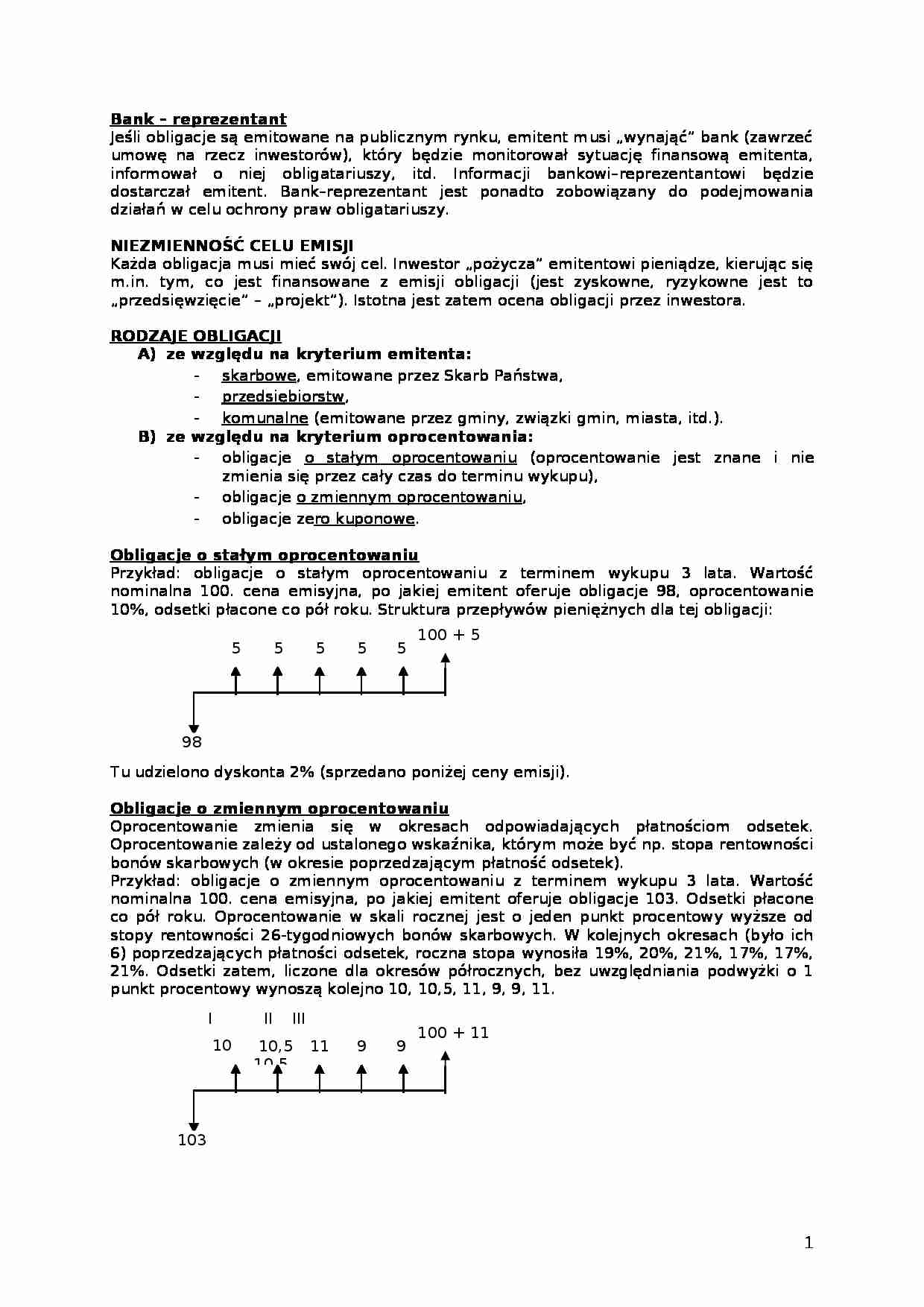 Bank - reprezentant - strona 1