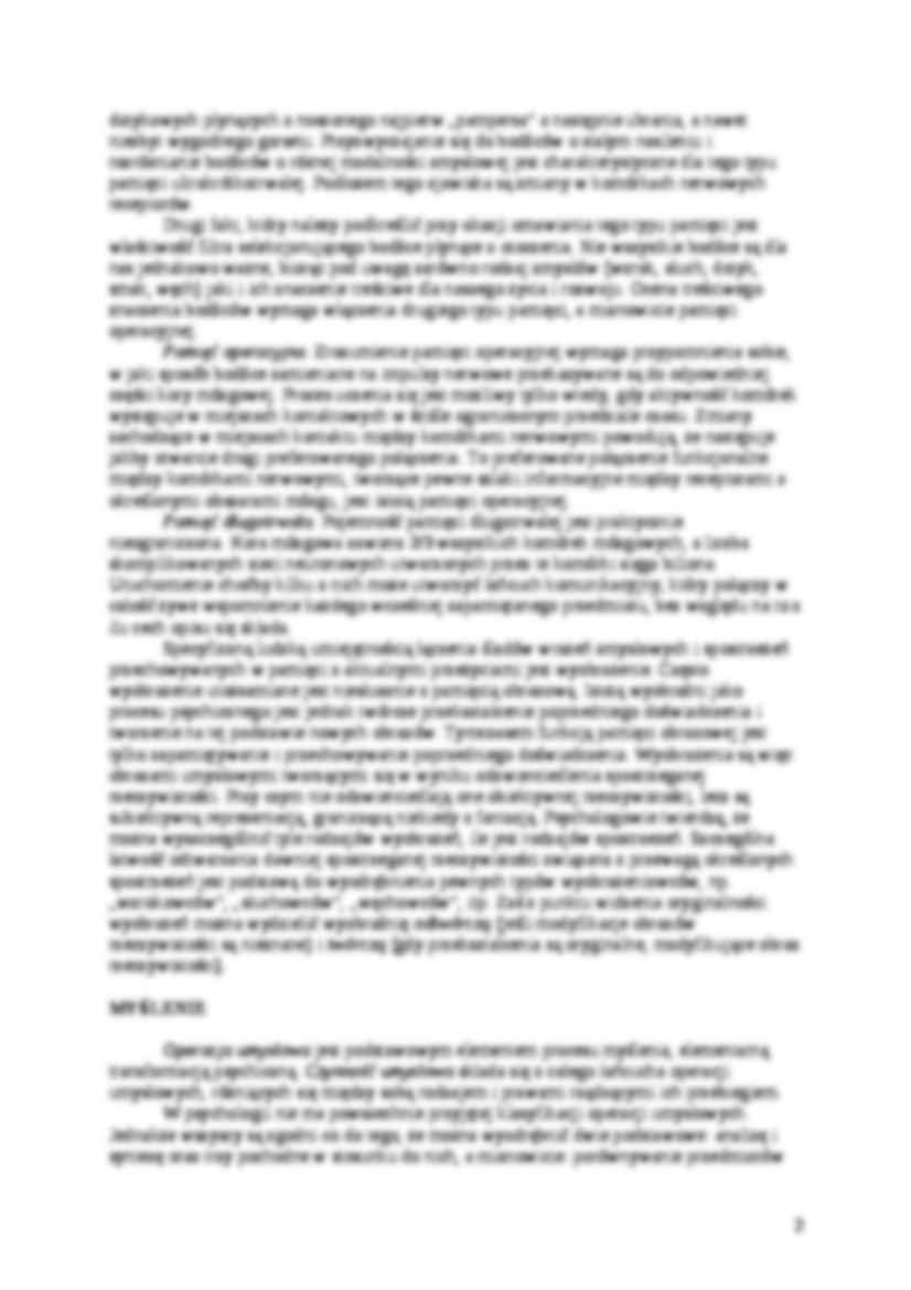 Abstrakcyjne mechanizmy percepcji - strona 2