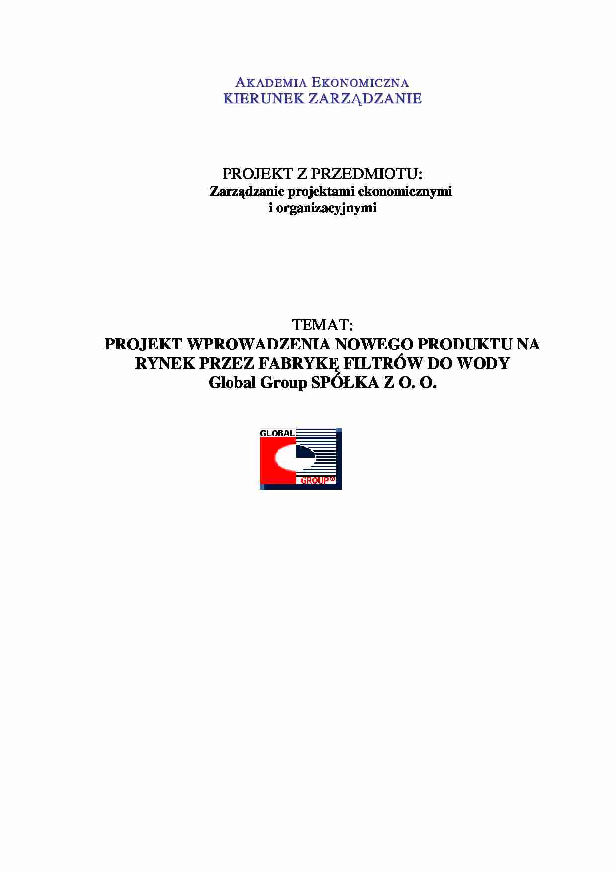Global Group-projekt PR - strona 1