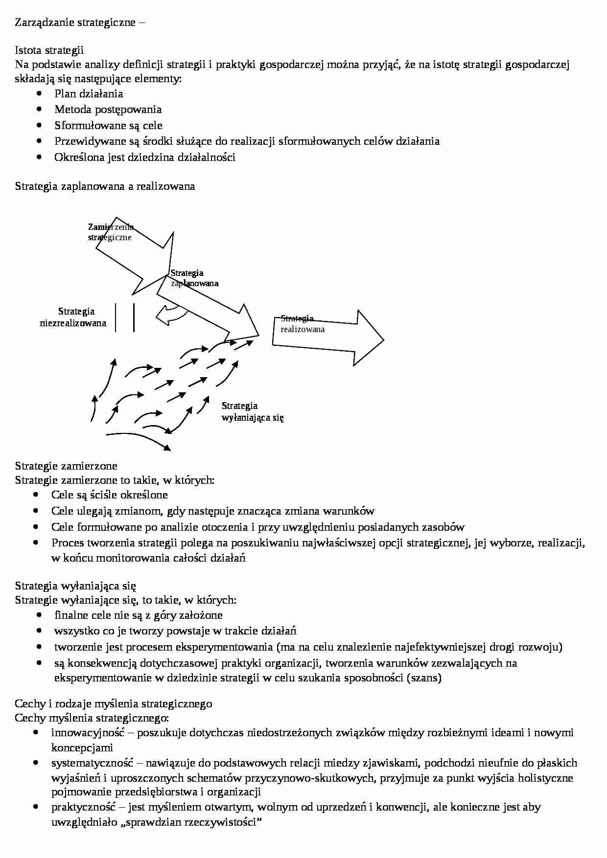 Istota strategi 2 - strona 1