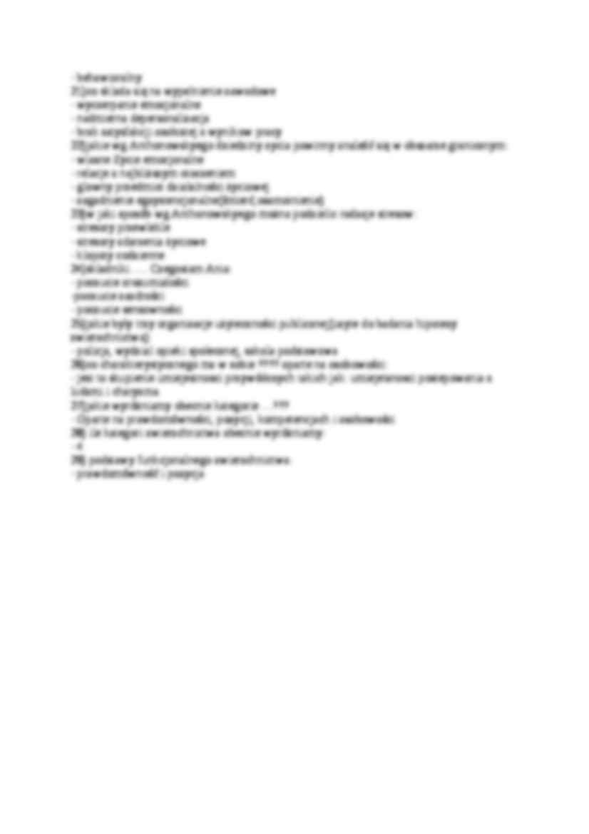 Psychologia pracy-pytania z kololwium - strona 2