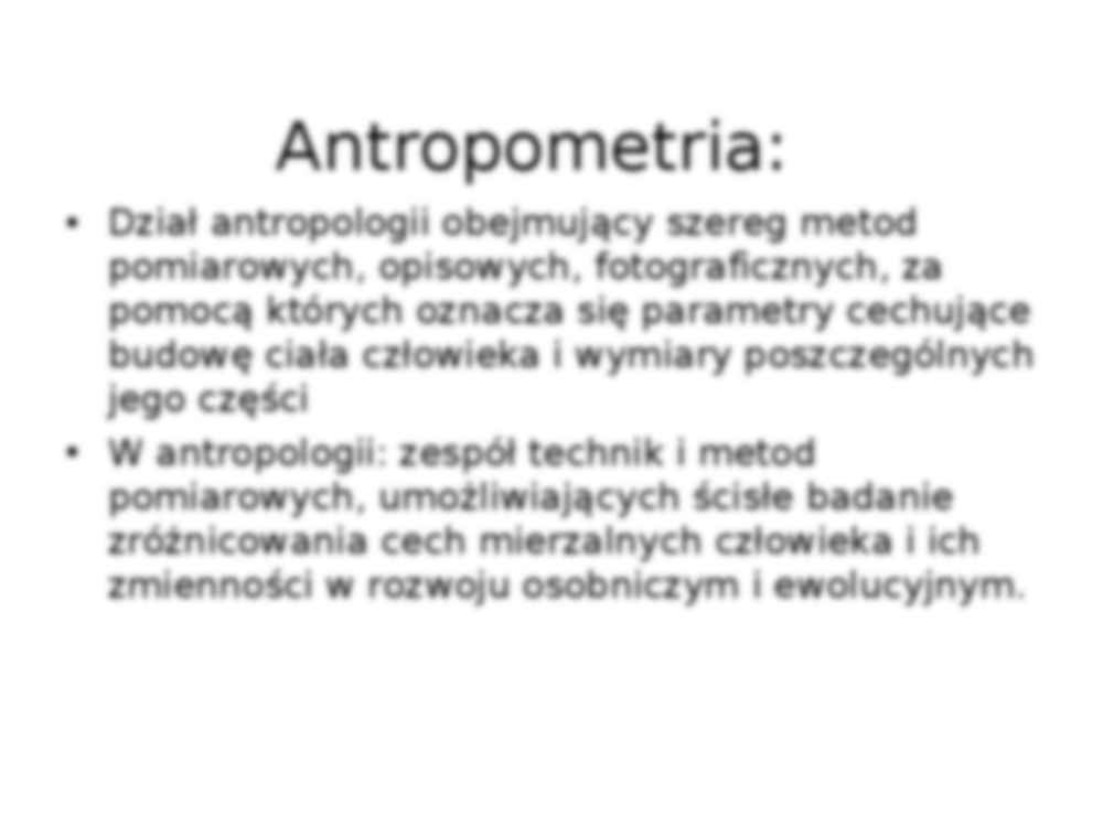Technika Pomiarów Antropometrycznych I Ich Zastosowanie W Kształtowaniu Stanowisk Pracy - strona 2