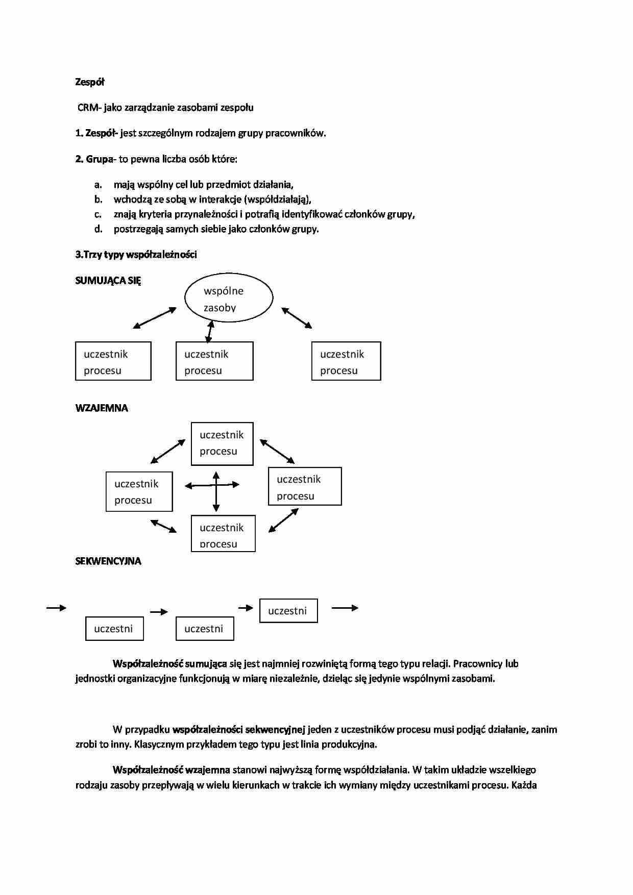 Zachowania organizacyjne-zespół - strona 1