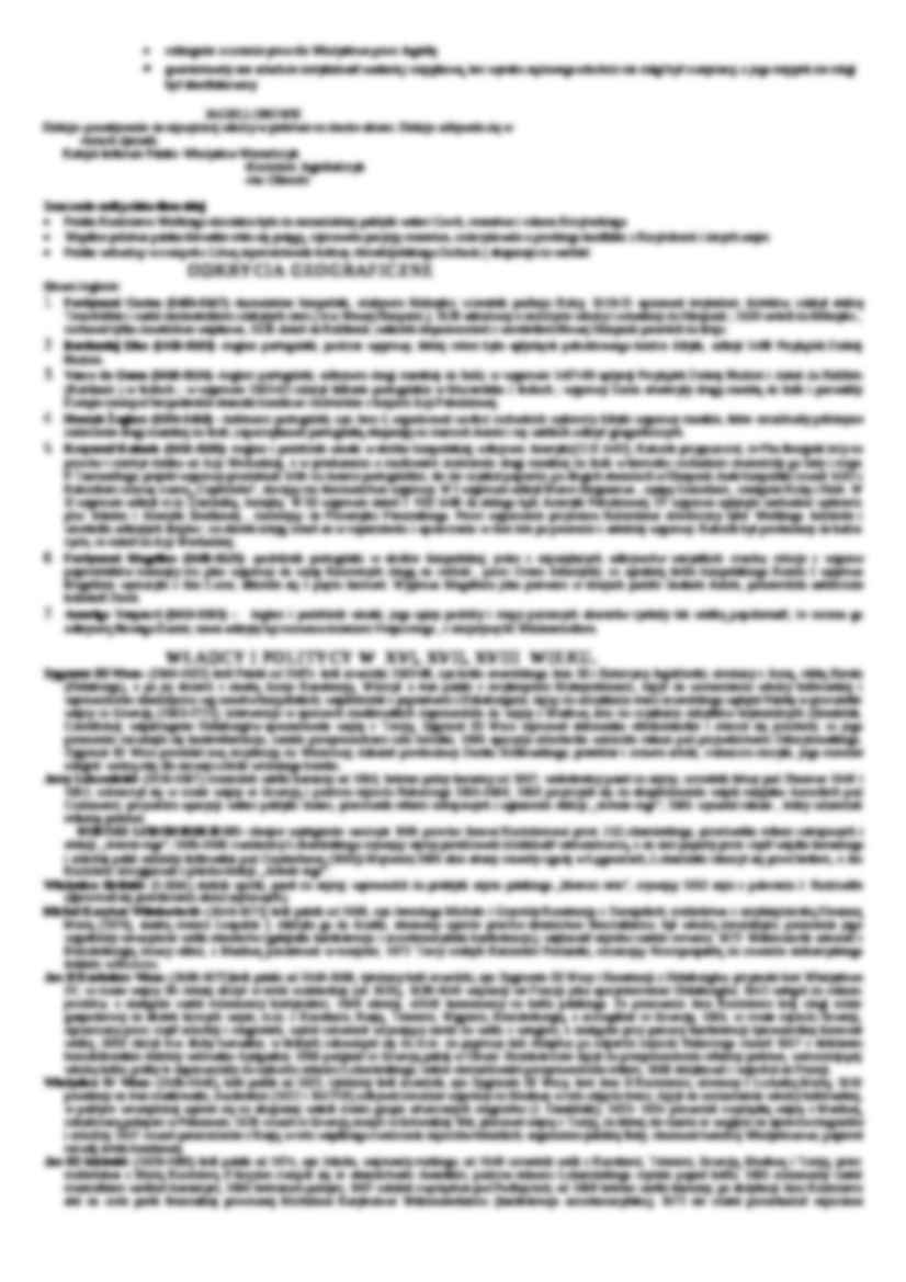 Ściąga z historii Polski i świata - strona 2