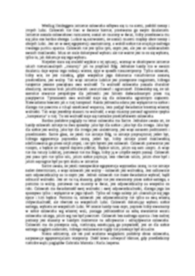 Co znaczy być człowiekiem - odwołać się do wybranej koncepcji filozoficznej - strona 3