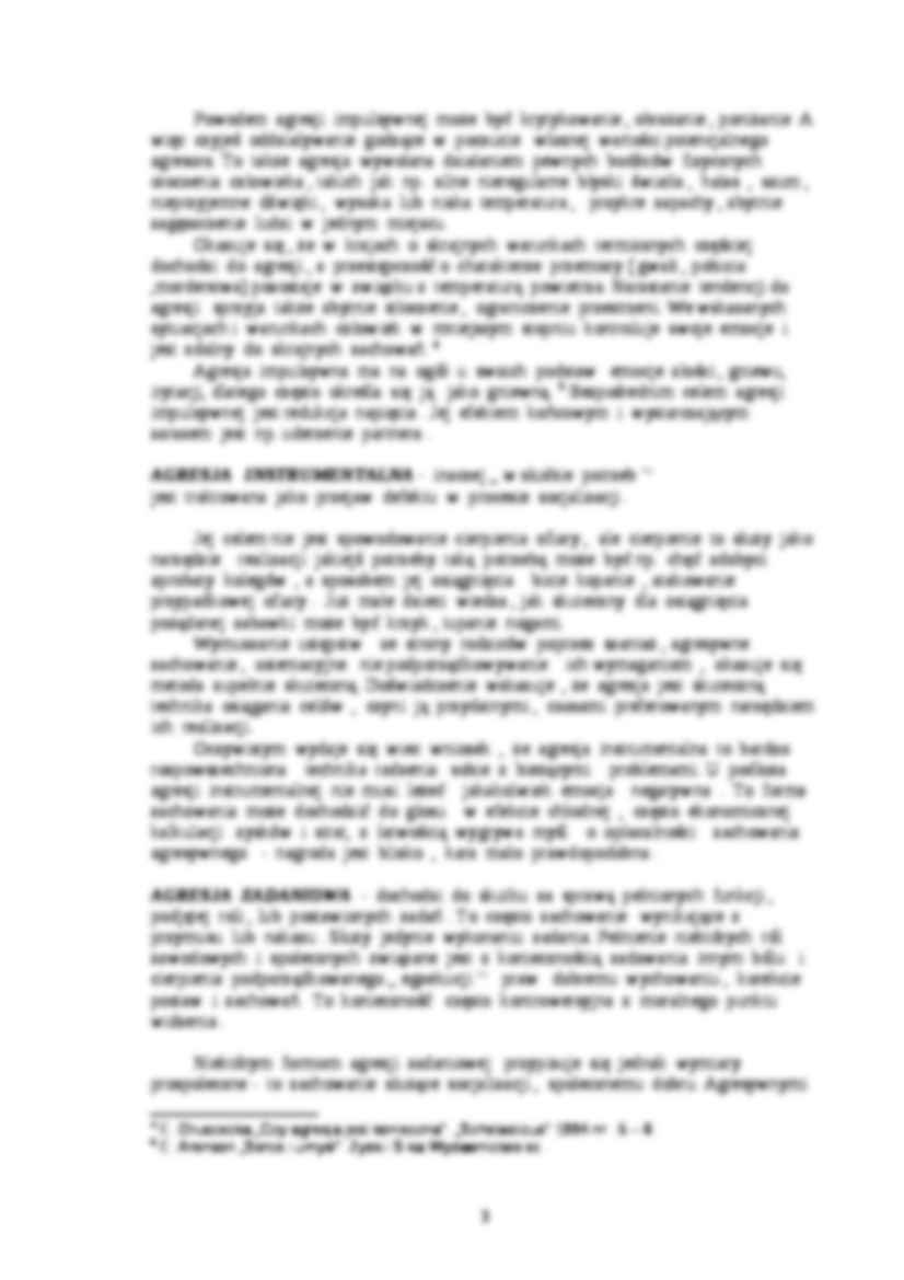 Dlaczego ludzie zachowują się agresywnie-opracowanie - strona 3