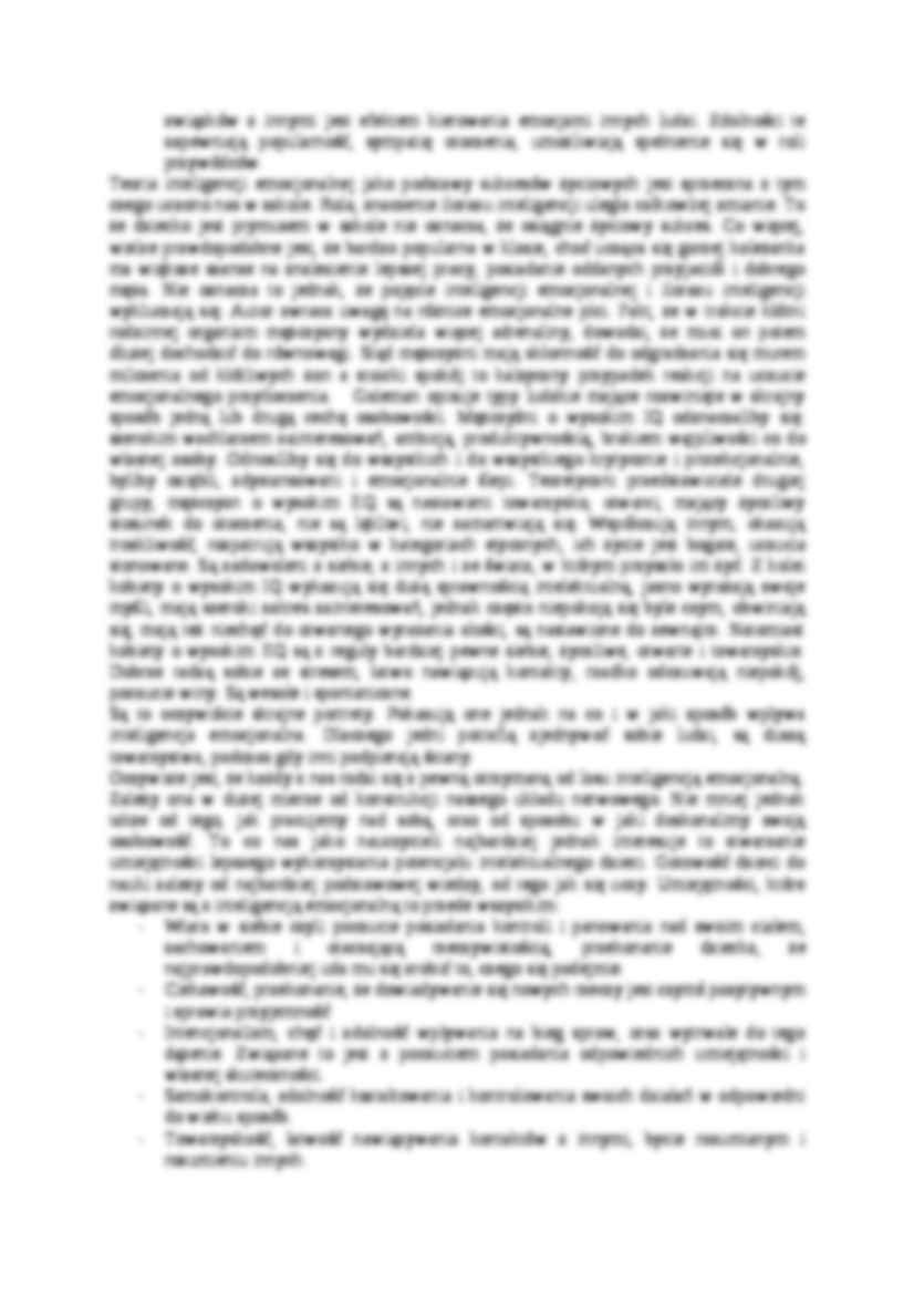 Inteligencja emocjonalna - Salovey i Meyer - strona 2