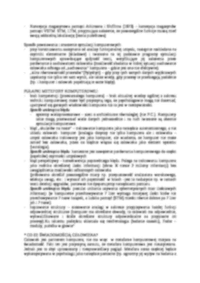 Model umysłu w psychologii - strona 3