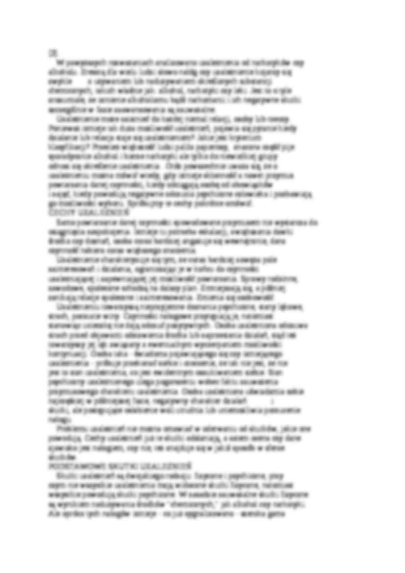 Nieprzystosowanie społeczne - cechy uzależnień - strona 3