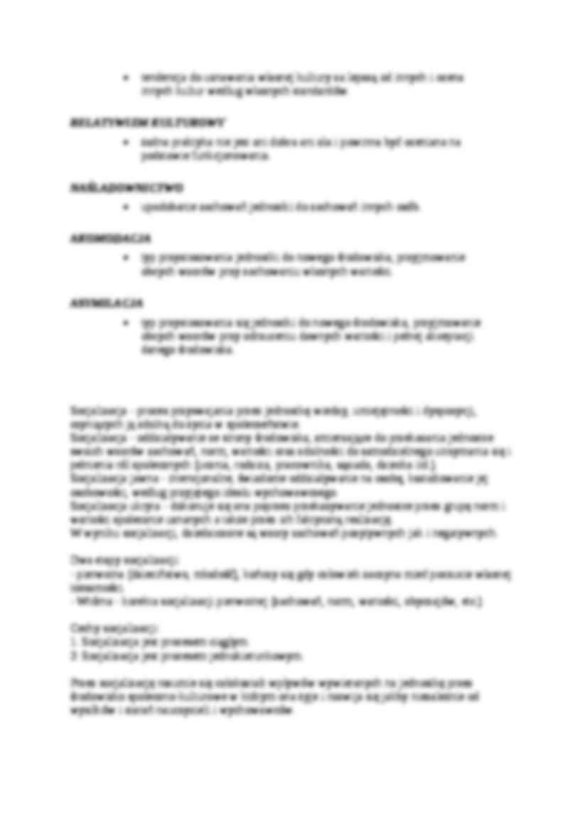 Podstawowe pojęcia socjologii - strona 3