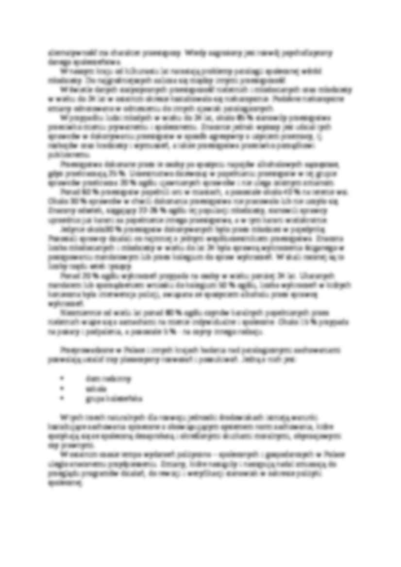 Problematyka niedostosowania społecznego i przestępczości - Rozmiary i skutki zjawiska - strona 2