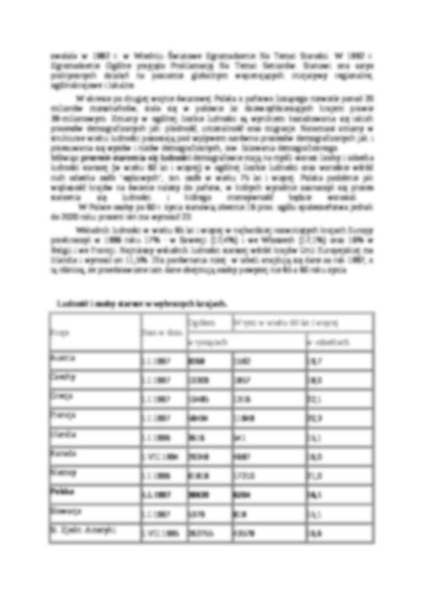 Proces starzenia się ludności - strona 2