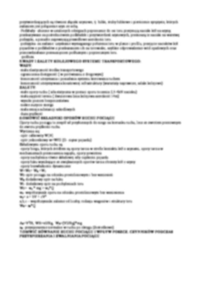 Eksploatacja obiektów transportu lądowego - egzamin - strona 2