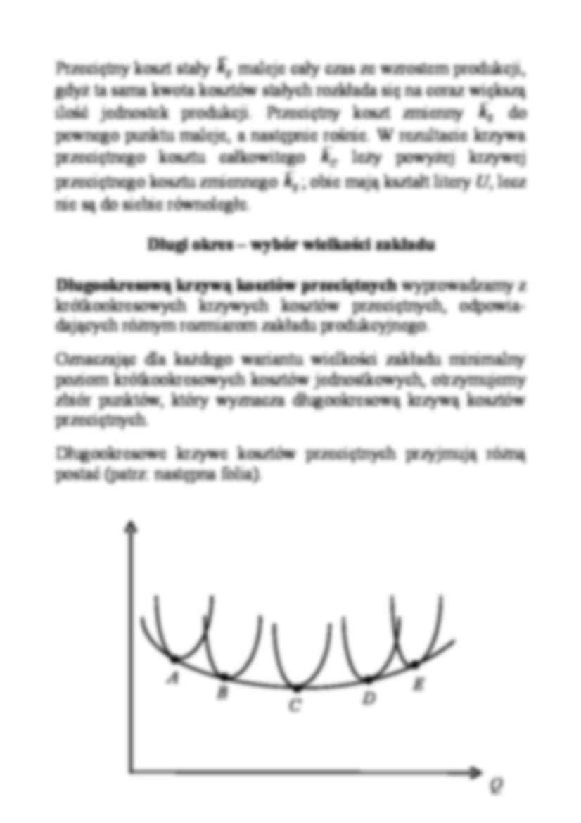 Krótkookresowe i długookresowe krzywe kosztów - strona 2