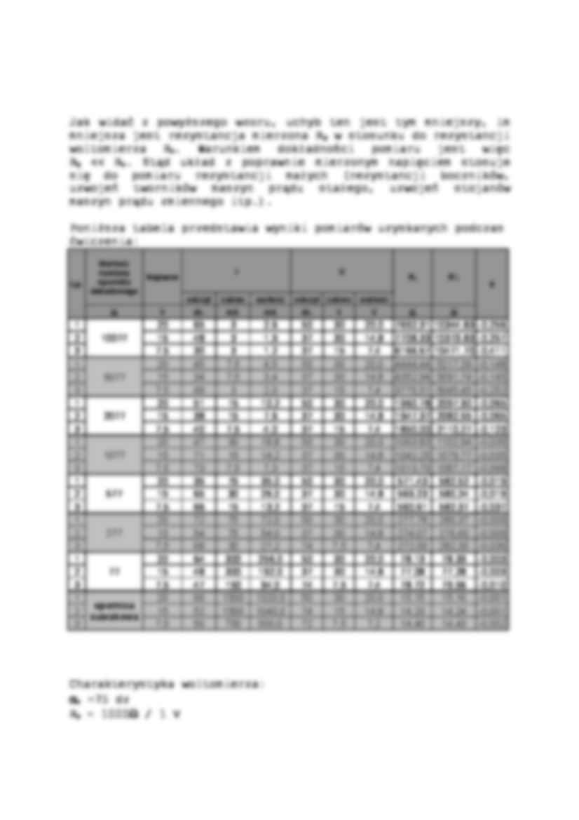 Pomiar rezystancji metodą techniczną - strona 3