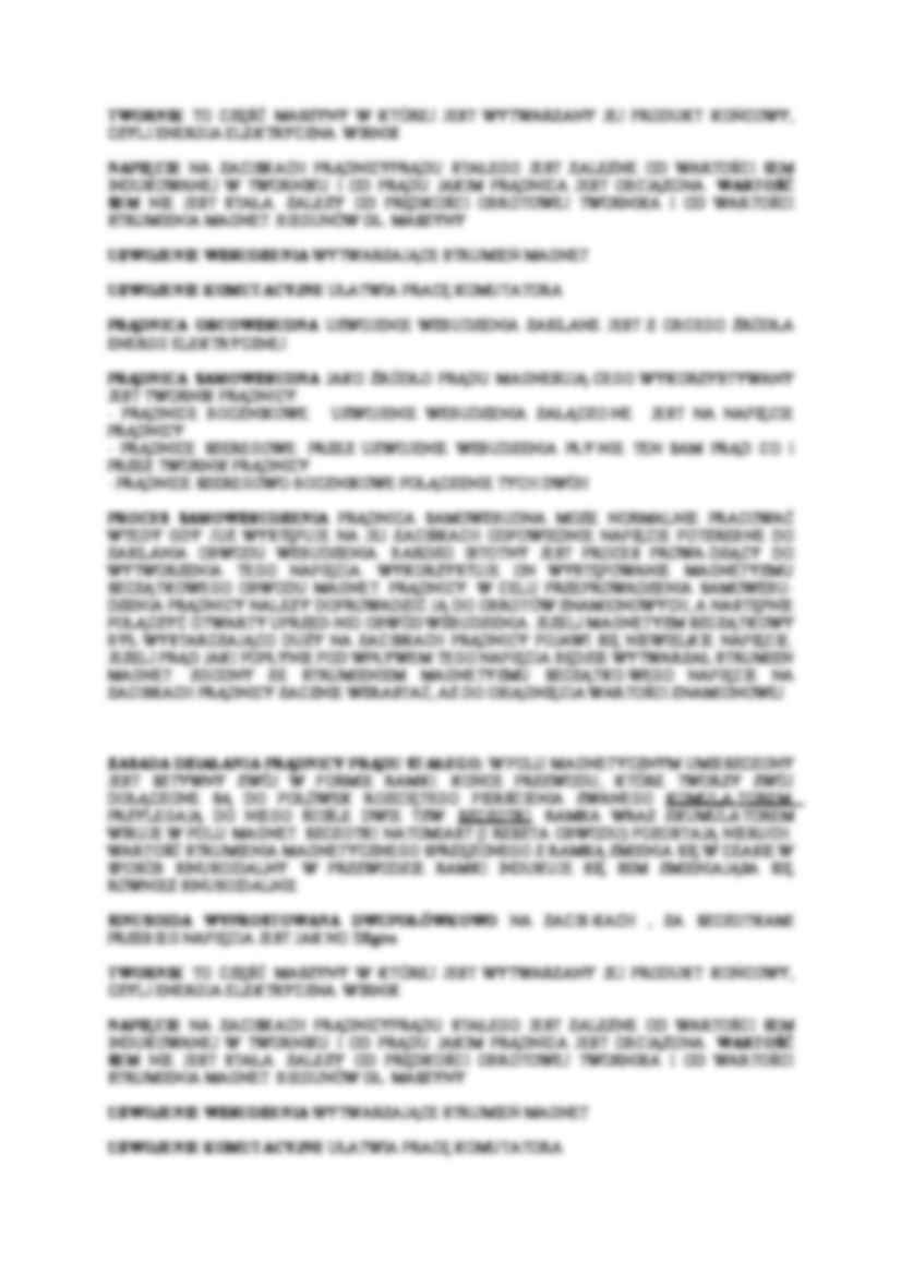 Działanie prądnicy prądu stałego - strona 2