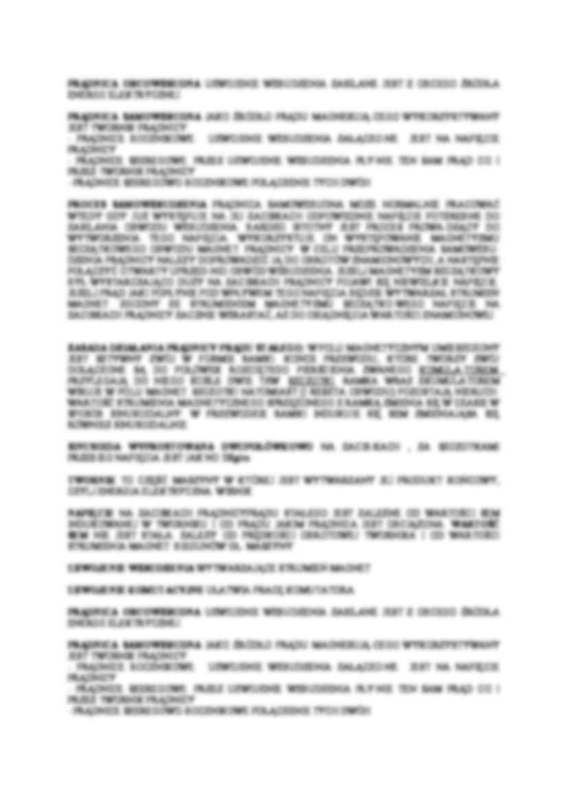 Działanie prądnicy prądu stałego - strona 3