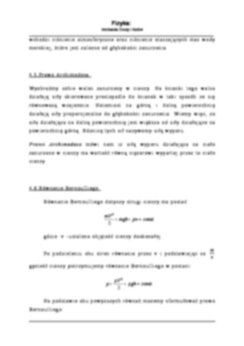 Mechanika cieczy i gazów - strona 3