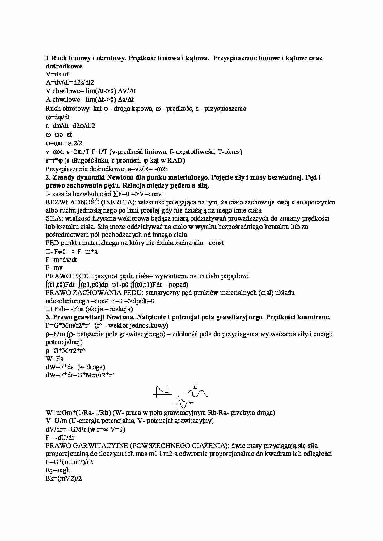 Fizyka - pytania na zaliczenie - strona 1