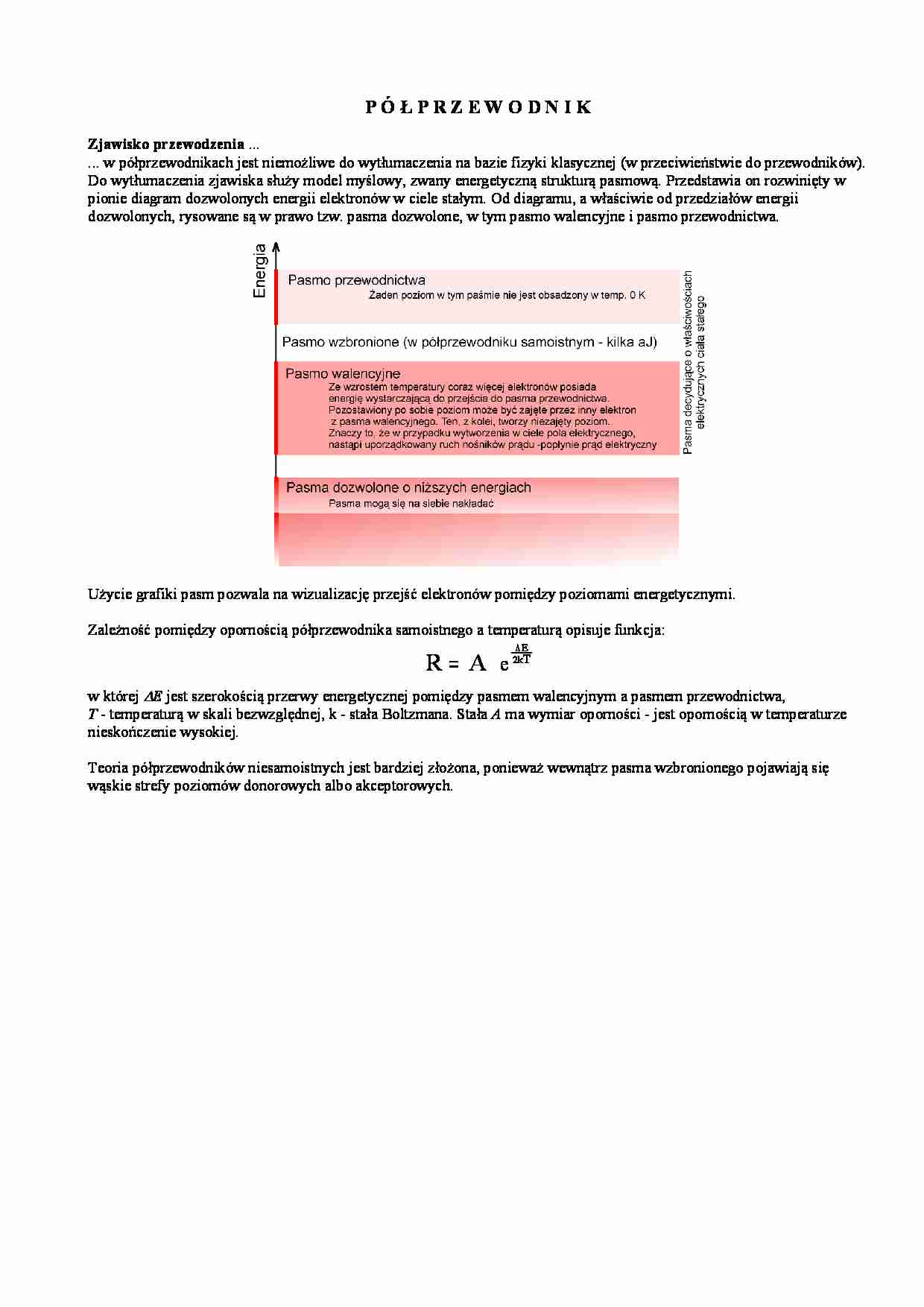 Fizyka - pojęcie półprzewodnika - strona 1