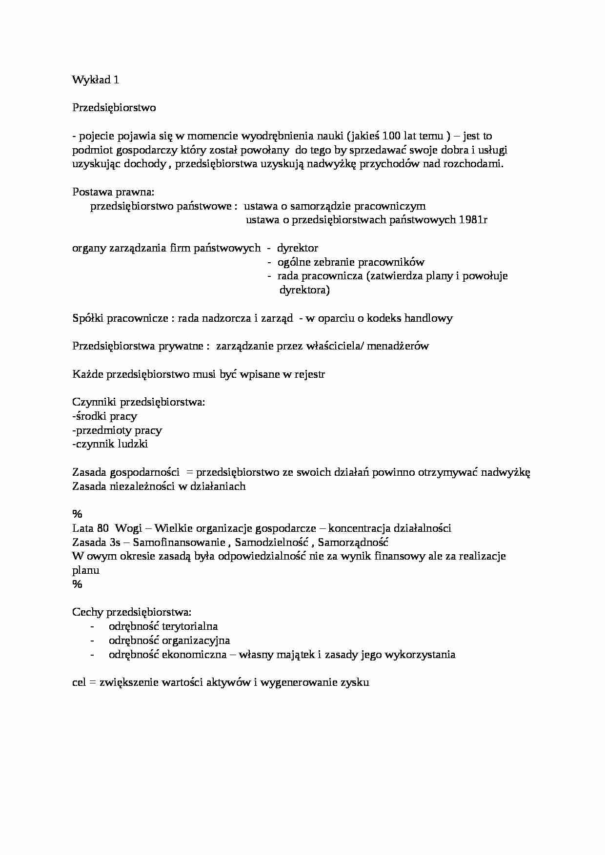 Ekonomika - wykłady - Nehring - strona 1
