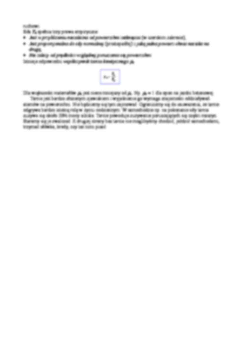 Siły kontaktowe i tarcie - strona 2