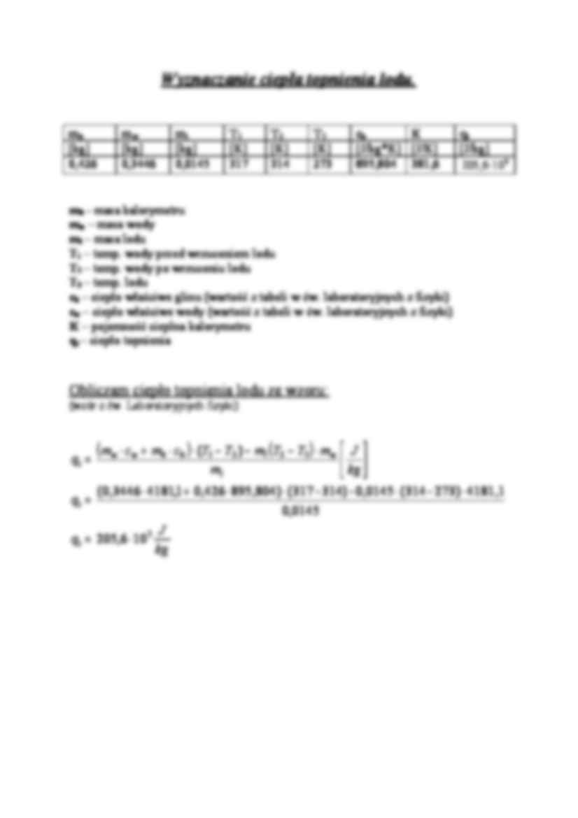 Wyznaczanie ciepła skraplania i topnienia - strona 3